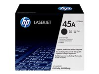 HP 45A - Musta - alkuperäinen - LaserJet - väriainekasetti (Q5945A) malleihin LaserJet 4345mfp, 4345x, 4345xm, 4345xs, M4345, M4345x, M4345xm, M4345xs Q5945A