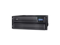 APC Smart-UPS - UPS (telineasennettava) - Vaihtovirta 100/110/120/127 V - 2700 watti(a) - 2880 VA - 1 x akku/paristo - USB, serial - lähtöliittimet: 3 - 4U - musta - TAA-yhteensopiva SMX3000RMX93