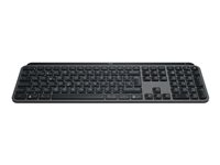 Logitech MX Keys S - Näppäimistö - taustavalaisu - langaton - Bluetooth LE - QWERTY - Yhdysvaltain englanti - näppäinkytkin: saksi-avain - grafiitti 920-011587