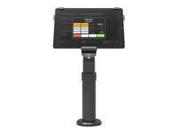 Compulocks iPad 10.2" Adjustable Height POS Kiosk Single - Teline malleihin tabletti - lukittava - musta malleihin Apple 10.2-inch iPad (7. sukupolvi, 8. sukupolvi, 9. sukupolvi) CVPA103B