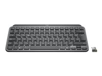 Logitech MX Keys Mini for Business - Näppäimistö - taustavalaisu - langaton - Bluetooth LE - QWERTY - pohjoismainen - grafiitti 920-010604