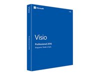 Microsoft Visio Professional 2016 - Laatikkopaketti - 1 PC - ei tarvitse mediatarvikkeita - Win - tanska D87-07118