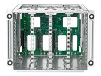 HPE 8SFF x1 U.3 BC Mid Tray Basic Drive Cage Kit - Tallennusasemakehikko - 2.5" malleihin ProLiant DL385 Gen10 Plus V2, DL385 Gen10 Plus V2 Base, DL385 Gen10 Plus V2 Entry (2.5") P39600-B21