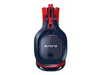 ASTRO A40 TR - Kuuloke + mikrofoni - täysikokoinen - langallinen - 3,5 mm jakkiliitin - laivastonsininen, karmiininpunainen 939-001668