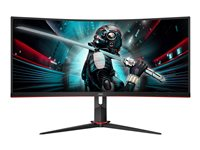 AOC Gaming CU34G2X/BK - G2 Series - LED-näyttö - kaareva - 34" CU34G2X/BK