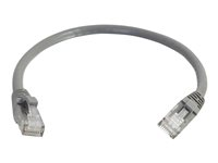 C2G Cat5e Booted Unshielded (UTP) Network Patch Cable - Kytkentäkaapeli - RJ-45 (uros) to RJ-45 (uros) - 10 m - UTP - CAT 5e - valettu, piikitön, säikeinen - harmaa 83147