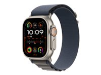 Apple - Silmukka tuotteelle älykello - 49 mm - L-koko - sininen MT5M3ZM/A