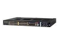 Cisco Industrial Ethernet 4010 Series - Kytkin - Hallinnoitu - 24 x 10/100/1000 (PoE+) + 4 x 10/100/1000/SFP (uplink) - DIN-kiskoon kiinnitettävä - TAA-yhteensopiva IE-4010-4S24P=