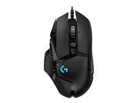 Logitech Gaming Mouse G502 (Hero) - Hiiri - optinen - 11 painiketta - langallinen - USB 910-005470