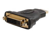 C2G Velocity Inline Adapter - Näyttösovitin - DVI-D naaras to HDMI uros - musta 80348