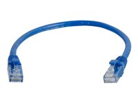 C2G Cat6 Booted Unshielded (UTP) Network Patch Cable - Kytkentäkaapeli - RJ-45 (uros) to RJ-45 (uros) - 3 m - UTP - CAT 6 - valettu, piikitön, säikeinen - sininen 83389