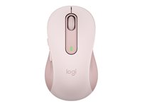 Logitech Signature M650 L - Hiiri - suuri - optinen - 5 painiketta - langaton - Bluetooth, 2.4 GHz - Logitech Logi Bolt USB-vastaanotin - ruusu 910-006237