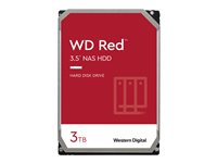 WD Red WD30EFAX - Kiintolevyasema - 3 Tt - sisäinen - 3.5" - SATA 6Gb/s - 5400 kierrosta/min - puskuri: 256 Mt WD30EFAX