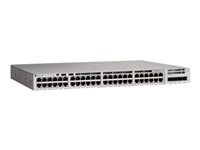 Cisco Catalyst 9200L - Network Essentials - kytkin - L3 - Hallinnoitu - 8 x 100/1000/2.5G/5G/10GBase-T + 16 x 10/100/1000 (PoE+) x 10 Gigabit SFP+ (maa-satelliittiyhteys) - telineeseen asennettava - PoE+ (740 W) C9200L-24PXG-4X-E