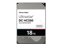 WD Ultrastar DC HC550 WUH721818AL5204 - Kiintolevyasema - 18 Tt - sisäinen - 3.5" - SAS 12Gb/s - 7200 kierrosta/min - puskuri: 512 Mt 0F38353