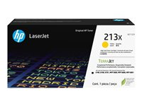 HP 213X - Tuottoisa - keltainen - alkuperäinen - LaserJet - väriainekasetti (W2132X) malleihin Color LaserJet Enterprise 5700dn, 6700dn, MFP 6800dn W2132X