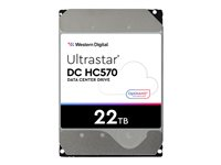 WD Ultrastar DC HC570 - Kiintolevyasema - 22 Tt - sisäinen - 3.5" - SAS 12Gb/s - 7200 kierrosta/min - puskuri: 512 Mt 0F48052