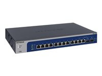 NETGEAR Plus XS512EM - Kytkin - smart - 10 x 100/1000/2.5G/5G/10GBase-T + 2 x 10 Gigabit SFP+ yhdistelmä - työpöytä, telineeseen asennettava XS512EM-100EUS