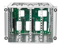 HPE 8SFF x4 U.3 BC Mid Tray Premium Drive Cage Kit - Tallennusasemakehikko - 2.5" malleihin ProLiant DL385 Gen10 Plus V2, DL385 Gen10 Plus V2 Base, DL385 Gen10 Plus V2 Entry (2.5") P38847-B21