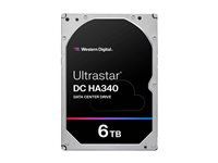 WD Ultrastar DC HA340 WUS721206BLE6L4 - Kiintolevyasema - datakeskus - 6 Tt - sisäinen - 3.5" - SATA 6Gb/s - 7200 kierrosta/min - puskuri: 256 Mt 0B47077