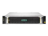 HPE Modular Smart Array 2062 10GBase-T iSCSI SFF Storage - Kiintolevyasemaryhmä - 3.84 Tt - 24 telineet (SAS-3) - SSD 1.92 Tt x 2 - iSCSI (10 GbE) (ulkoinen) - telineasennettava - 2U R7J71B