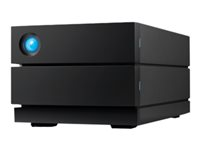 LaCie 2big RAID STHJ16000800 - Kiintolevyasemaryhmä - 16 Tt - 2 telineet - HDD 8 Tt x 2 - USB 3.1 Gen 2 (ulkoinen) - sekä 5 vuoden tietojen palautuksen huoltosuunnitelma STHJ16000800