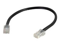 C2G Cat5e Non-Booted Unshielded (UTP) Network Patch Cable - Kytkentäkaapeli - RJ-45 (uros) to RJ-45 (uros) - 5 m - UTP - CAT 5e - säikeinen, uniboot - musta 83045