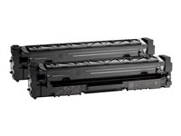 HP 201X - 2 pakettia - Tuottoisa - musta - alkuperäinen - LaserJet - väriainekasetti (CF400XD) malleihin Color LaserJet Pro M252dn, M252dw, M252n, MFP M277c6, MFP M277dw, MFP M277n CF400XD