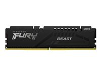 Kingston FURY Beast - DDR5 - moduuli - 32 Gt - DIMM 288 nastaa - 6000 MHz / PC5-48000 - CL40 - 1.35 V - puskuroimaton - on-die ECC - musta KF560C40BB-32