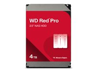 WD Red Pro WD4003FFBX - Kiintolevyasema - 4 Tt - sisäinen - 3.5" - SATA 6Gb/s - 7200 kierrosta/min - puskuri: 256 Mt WD4003FFBX