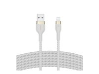 Belkin BOOST CHARGE - Salamakaapeli - USB uros to Lightning uros - 3 m - valkoinen CAA010BT3MWH