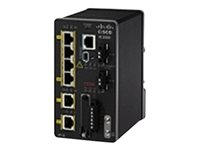 Cisco Industrial Ethernet 2000 Series - Kytkin - Hallinnoitu - 4 x 10/100 + 2 x Gigabit SFP - DIN-kiskoon kiinnitettävä IE-2000-4TS-G-B