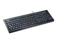 Kensington ValuKeyboard - Näppäimistö - USB - Iso-Britannia - musta 1500109