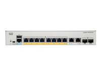 Cisco Catalyst 1000-8FP-2G-L - Kytkin - Hallinnoitu - 8 x 10/100/1000 (PoE+) + 2 x combo Gigabit SFP (uplink) - telineeseen asennettava - PoE+ (120 W) C1000-8FP-2G-L