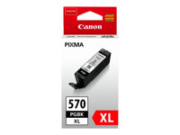 Canon PGI-570PGBK XL - 22 ml - Tuottoisa - musta - alkuperäinen - mustesäiliö malleihin PIXMA MG5751, MG5752, MG5753, MG6851, MG6852, MG6853, MG7750, MG7751, MG7752, MG7753 0318C001