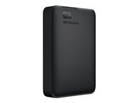 WD Elements Portable WDBU6Y0040BBK - Kiintolevyasema - 4 Tt - ulkoinen (kannettava) - USB 3.0 WDBU6Y0040BBK-WESN