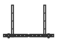 Multibrackets M - Asennuskomponentti (yleispätevä kiinnitys) malleihin sound bar - paksu erikoisteräs - musta -näytön koko: 55"-110" -kiinnitysliitäntä: enintään 600 x 400 mm - näytön alapuolelle 7350073737895