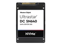 WD Ultrastar DC SN640 WUS4BB076D7P3E1 - SSD - 7680 GB - sisäinen - 2.5" - U.2 PCIe 3.1 x4 (NVMe) 0TS1963