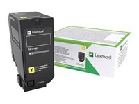 Lexmark - Keltainen - alkuperäinen - väriainekasetti LCCP, Lexmark Corporate malleihin Lexmark CS720de, CS720dte, CS725de, CS725dte, CX725de, CX725dhe, CX725dthe 74C2SYE