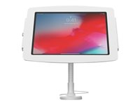 Compulocks iPad 10.2" Space Enclosure Flex Arm Mount - Asennuspakkaus (joustava varsi, kotelo) malleihin tabletti - lukittava - korkealaatuinen alumiini - valkoinen -näytön koko: 10.2" - seinään asennettava, pintaan asennettava, tiskin yläosa malleihin Apple 10.2-inch iPad (7. sukupolvi, 8. sukupolvi, 9. sukupolvi) 159W102IPDSW