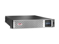 APC Smart-UPS Lithium Ion - UPS (telineasennettava) - linjavuorovaikutteinen, 8x IEC C13, 1x IEC C19, SmartConnect+SmartSlot, AVR, nestekidenäyttö - Vaihtovirta 220/230/240 V - 2700 watti(a) - 3000 VA - RS-232, USB, RJ-45 - lähtöliittimet: 9 - 2U - musta hopeisella etukehyksellä, hopea SMTL3000RMI2UC