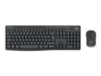 Logitech MK370 Combo for Business - Näppäimistö- ja hiiri -pakkaus - langaton - Bluetooth LE - QWERTY - pohjoismainen (tanska/suomi/norja/ruotsi) - grafiitti 920-012072