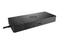 Dell WD19S - Telakointiasema - USB-C - HDMI, 2 x DP, USB-C - 1GbE - 180 watti(a) - sekä 3 years Basic Hardware Service with Advanced Exchange DELL-WD19S180W