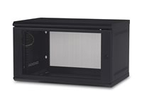 APC NetShelter WX AR106 - Kaappi - seinään asennettava - musta - 6U - 19" AR106