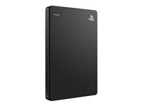 Seagate Game Drive for PS4 STGD2000200 - Kiintolevyasema - 2 Tt - ulkoinen (kannettava) - USB 3.0 - musta malleihin Sony PlayStation 4, Sony PlayStation 4 Pro, Sony PlayStation 4 Slim STGD2000200