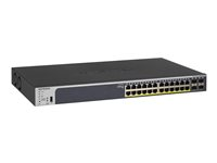 NETGEAR Pro GS728TPPv2 - V2 - kytkin - L3 - smart - 24 x 10/100/1000 (PoE+) + 4 x Gigabit SFP - telineeseen asennettava - PoE+ (380 W) GS728TPP-200EUS