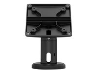 Compulocks VESA Tilting Kiosk Stand 4" with Cable Management - Teline malleihin tabletti - musta -kiinnitysliitäntä: 100 x 100 mm - varsiasennus TCDP04