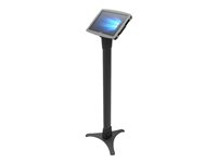 Compulocks Adjustable Floor Stand For Surface Pro 7 Tablet Self Service Kiosk - Teline malleihin tabletti - lukittava - valurauta, korkealaatuinen alumiini - musta - lattialla seisova malleihin Microsoft Surface Pro, Pro 3, Pro 4, Pro 6, Pro 7; Samsung Galaxy TabPro S 147B912SGEB