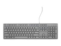 Dell KB216 - Näppäimistö - QWERTY - pohjoismainen - harmaa 580-ADGZ