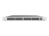 Cisco Meraki Cloud Managed MS125-48LP - Kytkin - Hallinnoitu - 48 x 10/100/1000 + 4 x 10 Gigabit SFP+ - työpöytä, seinään asennettava MS125-48LP-HW